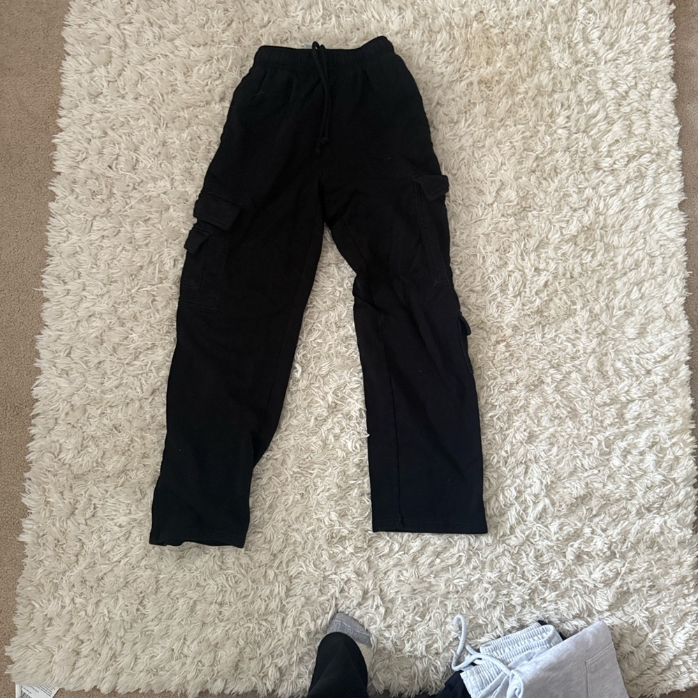 Garage Black Wide Leg Pants